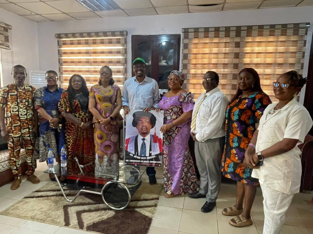 DR. UMEAKUEWULU PAYS CONGRATULATORY VISIT TO COMMISSIONER FOR HEALTH