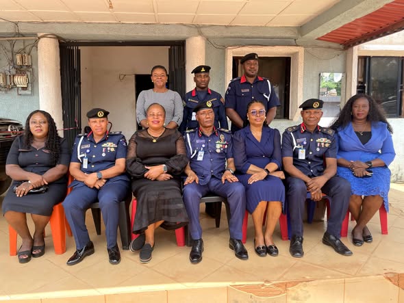 DR. UMEAKUEWULU PAYS COURTESY VISIT TO NSCDC COMMANDANT