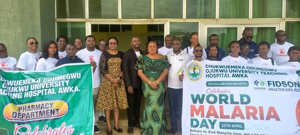 DR. UMEAKUEWULU COMMENDS PHARMACY DEPARTMENT