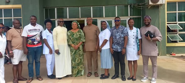 DR. UMEAKUEWULU RECEIVES DIVINE MERCY CATHOLIC CHAPLAINCY
